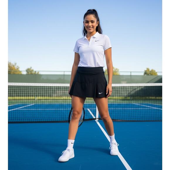 Nike Dri-Fit Pleated Tennis Skort Womens XL Sporty Athleisure Gym Workout Golf - Picture 1 of 8